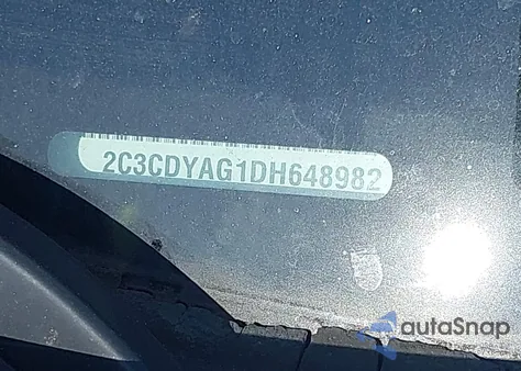 2013 Dodge Challenger Sxt из США, поврежденный, VIN 2C3CDYAG1DH648982